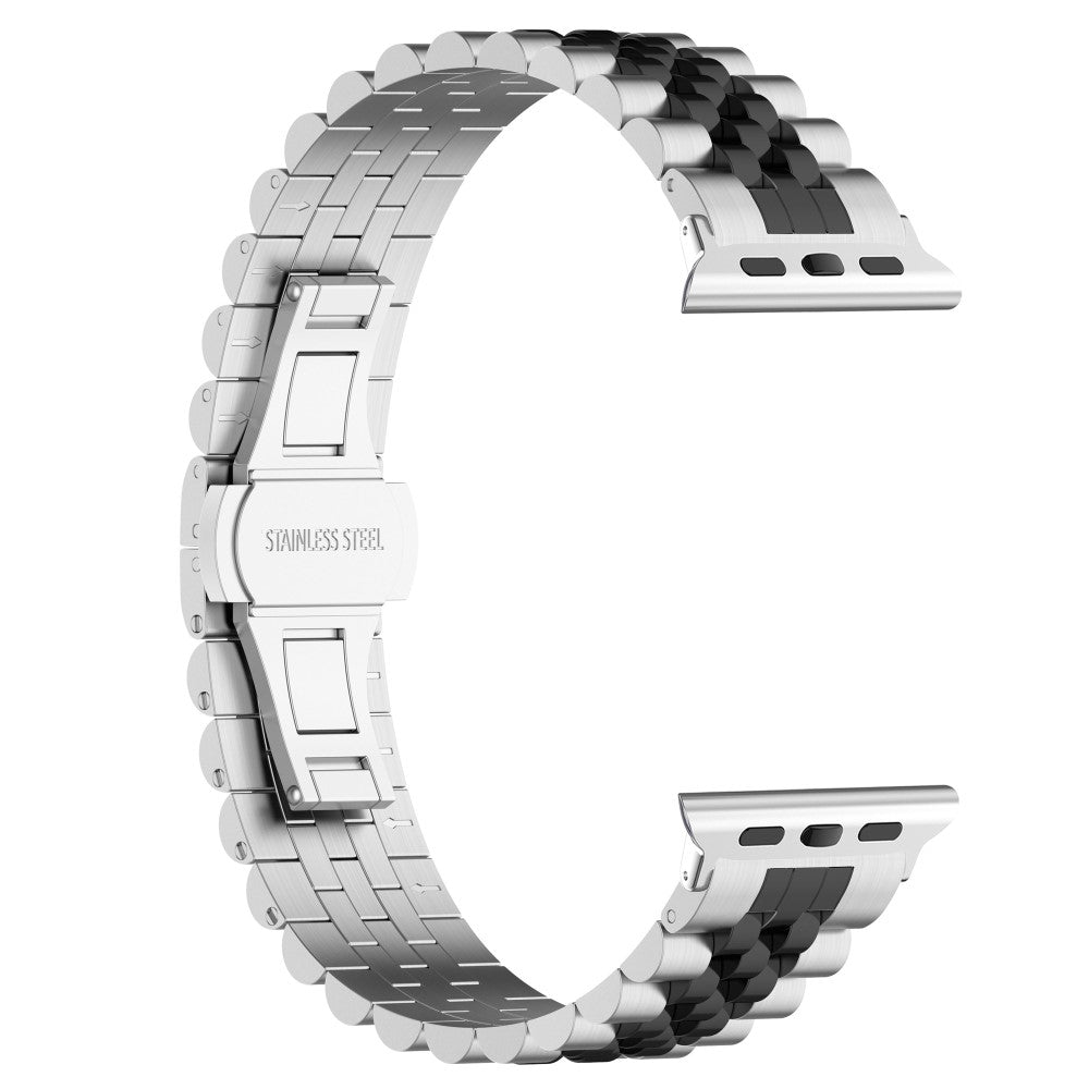 Meget Hårdfør Metal Universal Rem passer til Apple Smartwatch - Sølv#serie_6