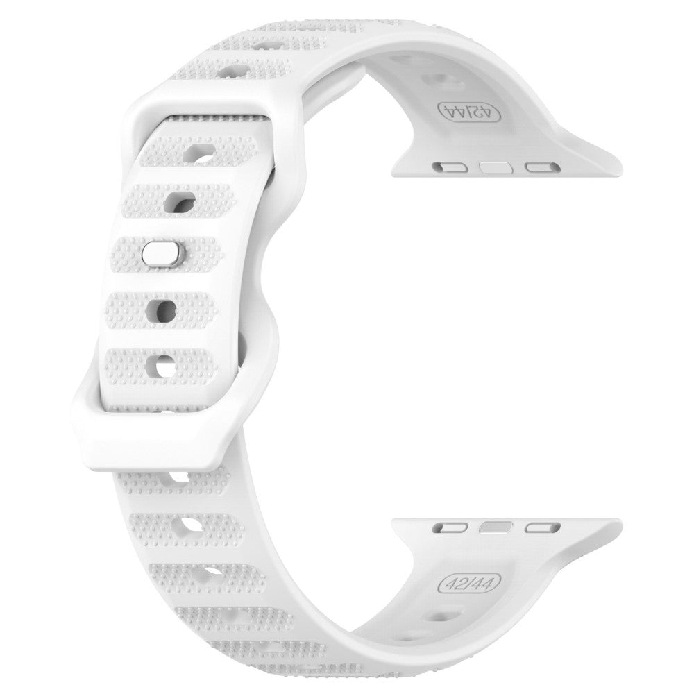 Elegant Metal Og Silikone Universal Rem passer til Apple Smartwatch - Hvid#serie_2