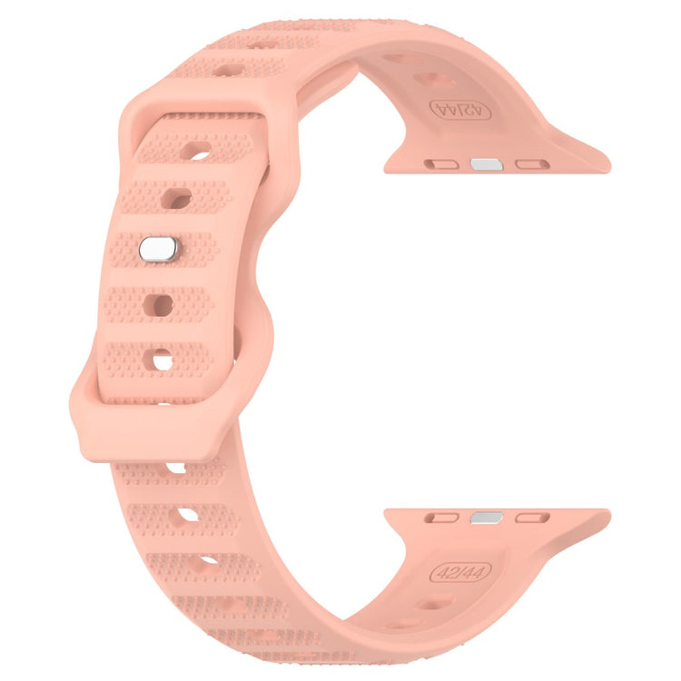 Elegant Metal Og Silikone Universal Rem passer til Apple Smartwatch - Pink#serie_4