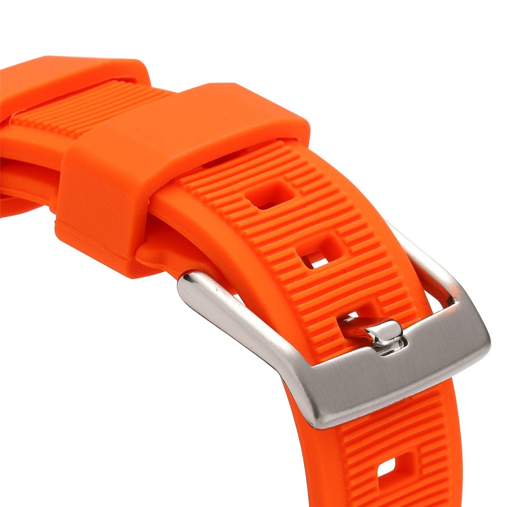 Skøn Silikone Universal Rem passer til Apple Smartwatch - Orange#serie_1