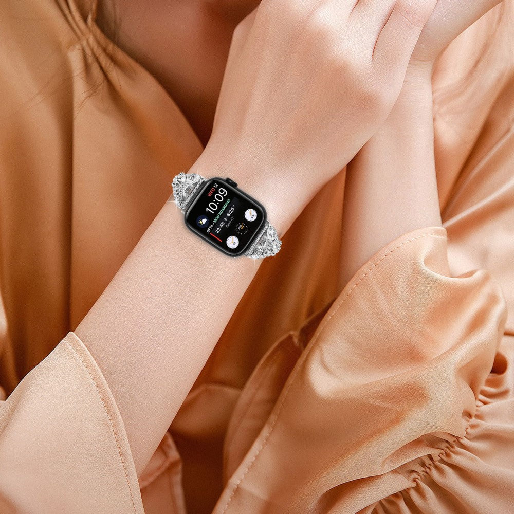 Meget Fint Metal Universal Rem passer til Apple Smartwatch - Sølv#serie_4