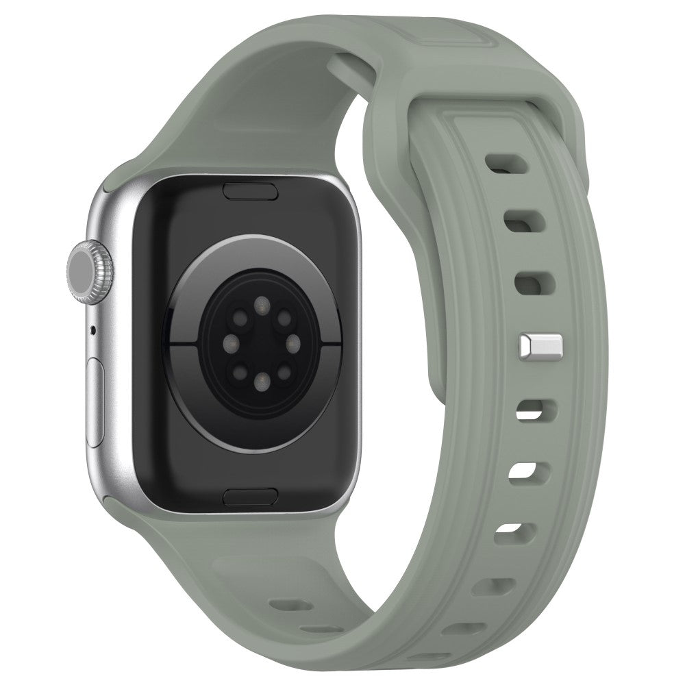 Fremragende Silikone Universal Rem passer til Apple Smartwatch - Grøn#serie_5