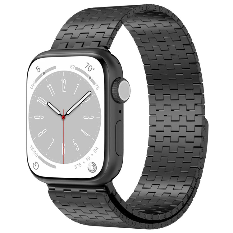 Rigtigt Elegant Metal Universal Rem passer til Apple Smartwatch - Sort#serie_1
