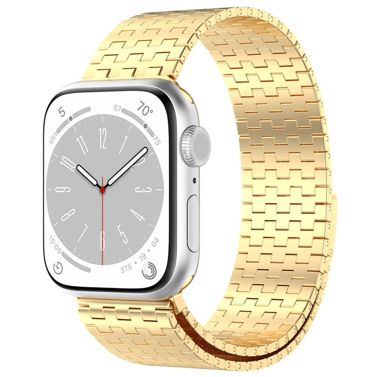 Rigtigt Elegant Metal Universal Rem passer til Apple Smartwatch - Guld#serie_2