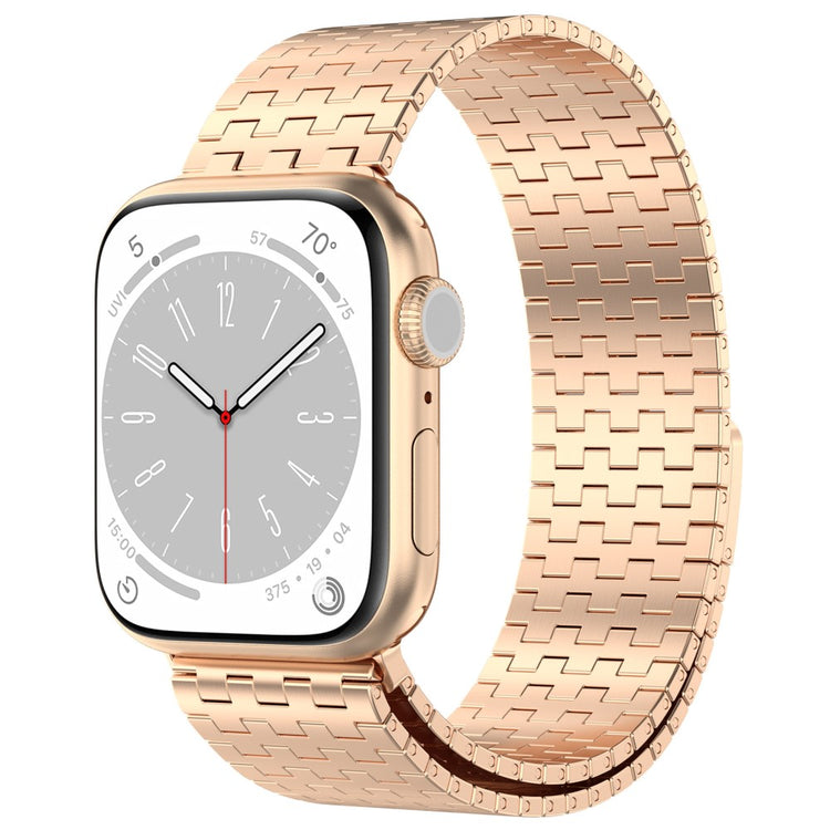 Rigtigt Elegant Metal Universal Rem passer til Apple Smartwatch - Pink#serie_4