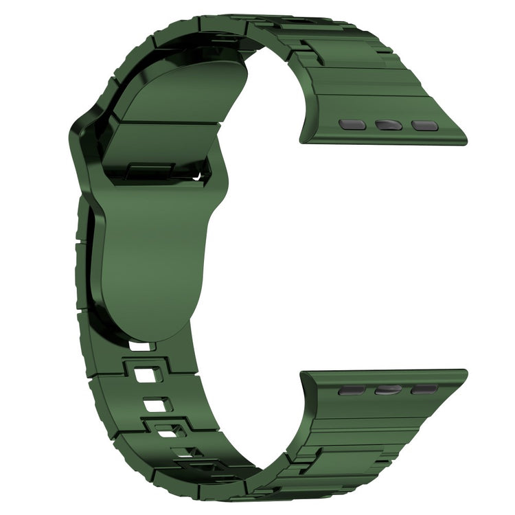 Fantastisk Silikone Universal Rem passer til Apple Smartwatch - Grøn#serie_3