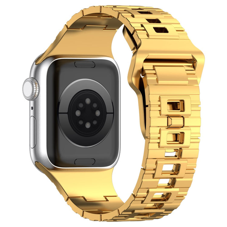Fantastisk Silikone Universal Rem passer til Apple Smartwatch - Guld#serie_4