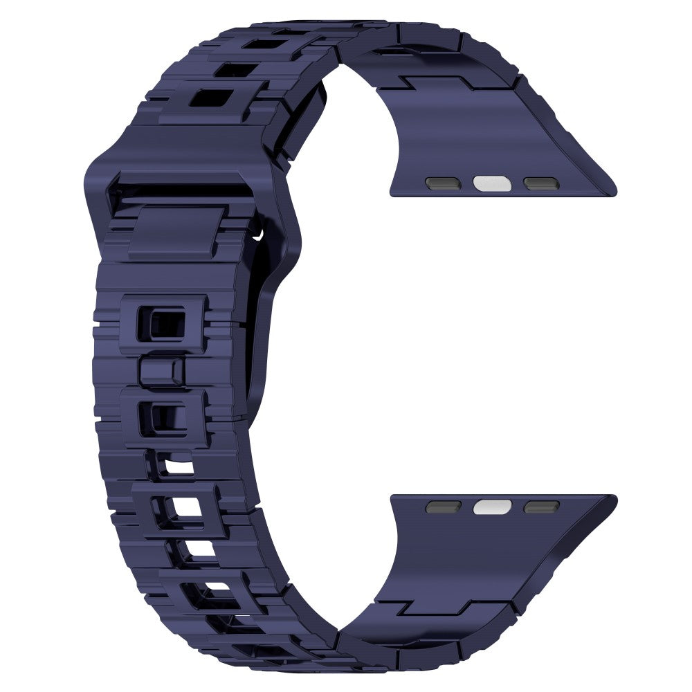 Fantastisk Silikone Universal Rem passer til Apple Smartwatch - Blå#serie_5