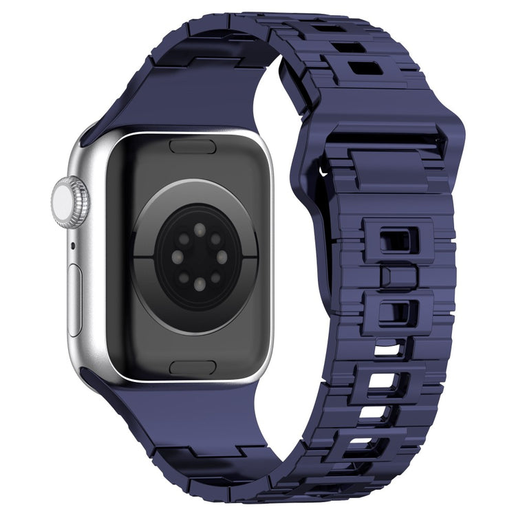 Fantastisk Silikone Universal Rem passer til Apple Smartwatch - Blå#serie_5