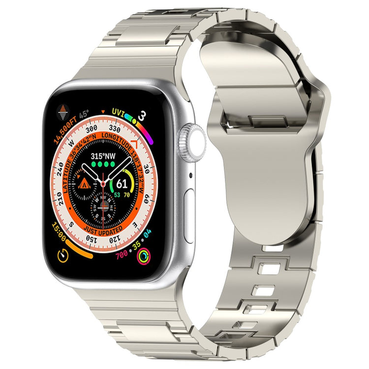 Fantastisk Silikone Universal Rem passer til Apple Smartwatch - Sølv#serie_6