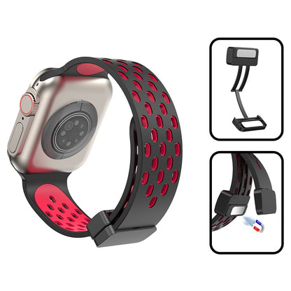 Fortrinligt Silikone Universal Rem passer til Apple Smartwatch - Pink#serie_9