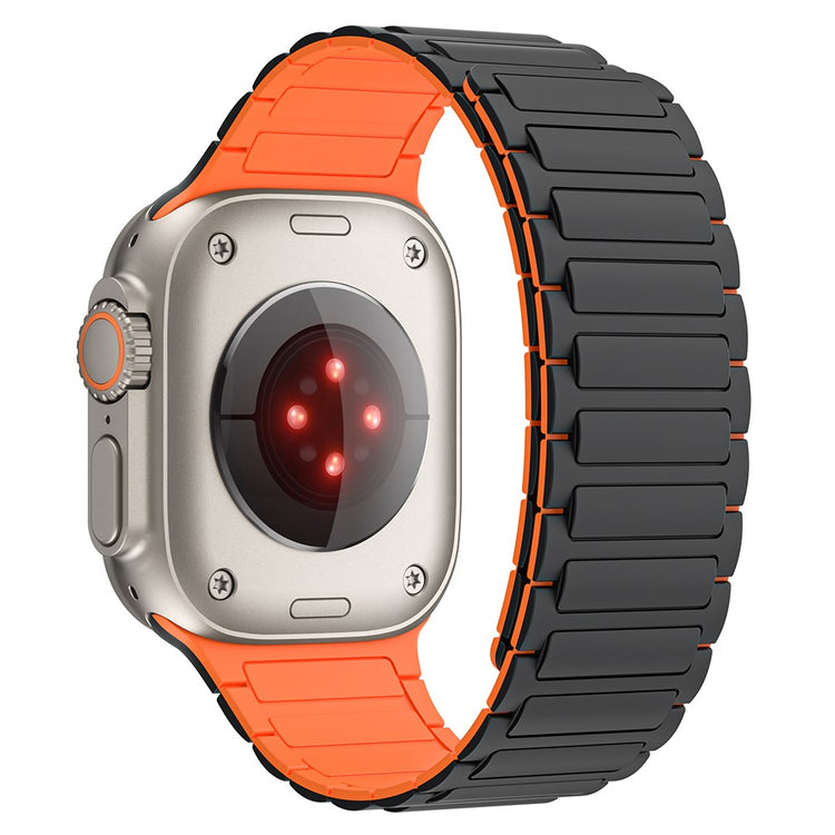 Mega Godt Silikone Universal Rem passer til Apple Smartwatch - Orange#serie_2