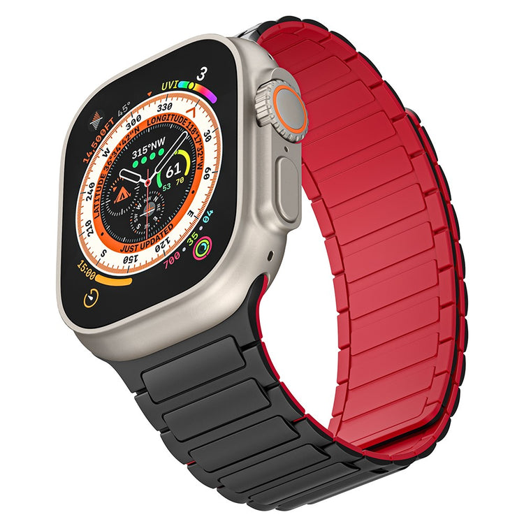 Mega Godt Silikone Universal Rem passer til Apple Smartwatch - Rød#serie_3