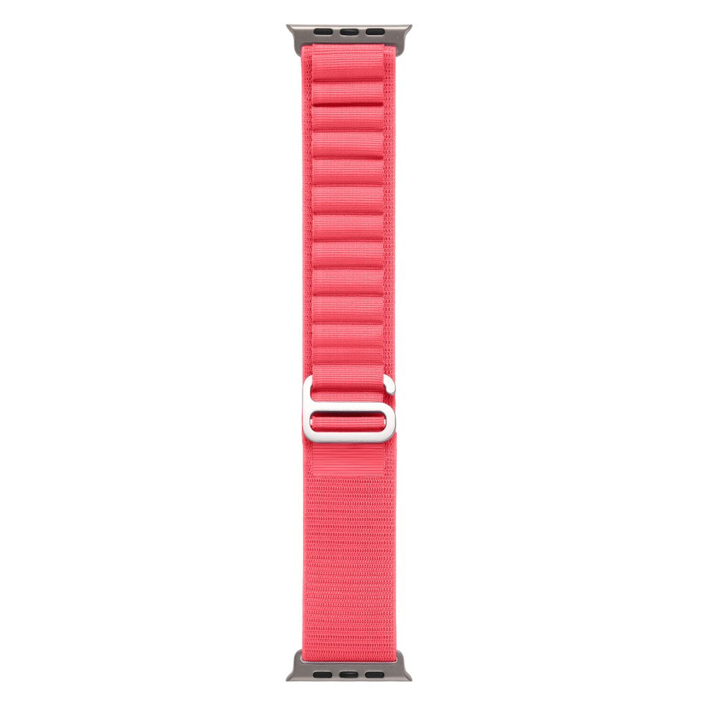 Helt Vildt Nydelig Nylon Universal Rem passer til Apple Smartwatch - Rød#serie_24