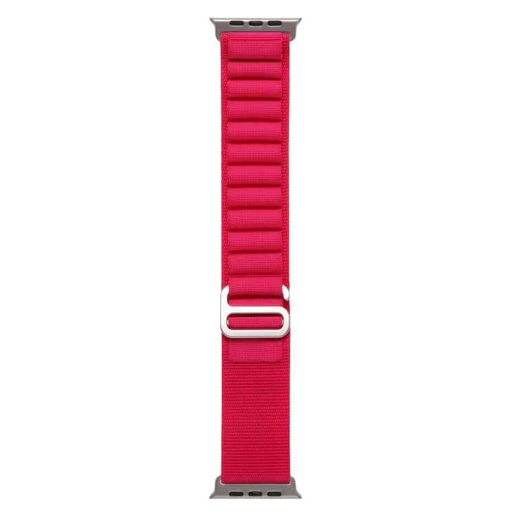 Helt Vildt Nydelig Nylon Universal Rem passer til Apple Smartwatch - Pink#serie_25