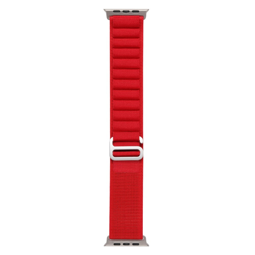 Helt Vildt Nydelig Nylon Universal Rem passer til Apple Smartwatch - Rød#serie_8