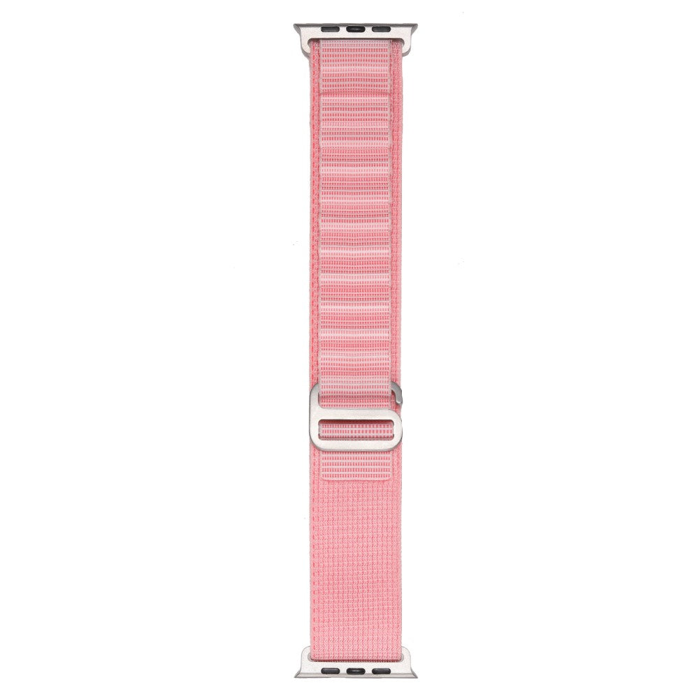 Rigtigt Holdbart Nylon Universal Rem passer til Apple Smartwatch - Pink#serie_16
