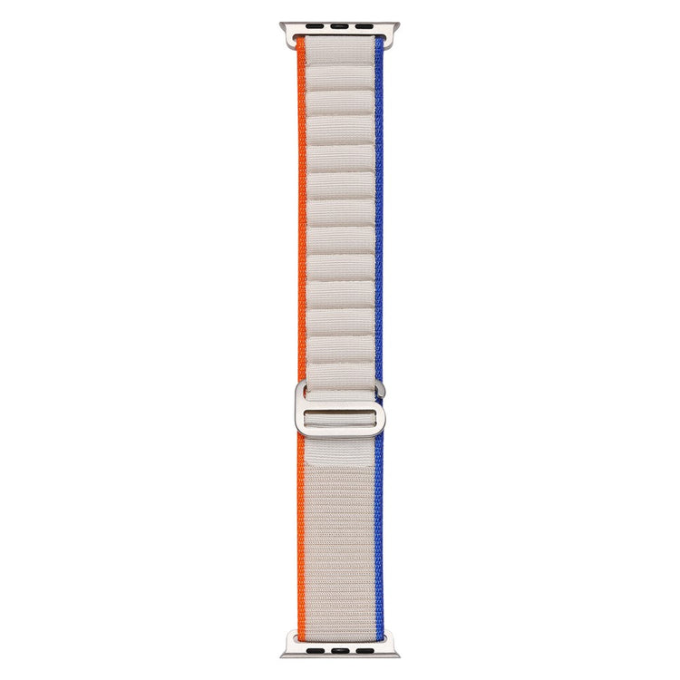 Rigtigt Holdbart Nylon Universal Rem passer til Apple Smartwatch - Hvid#serie_22