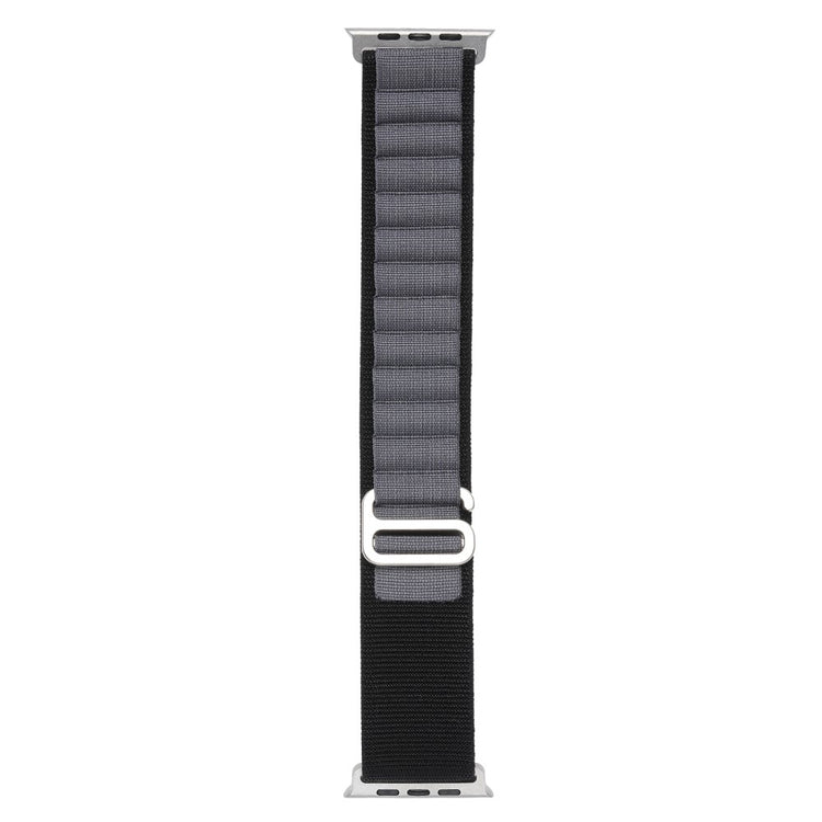 Rigtigt Holdbart Nylon Universal Rem passer til Apple Smartwatch - Sølv#serie_3