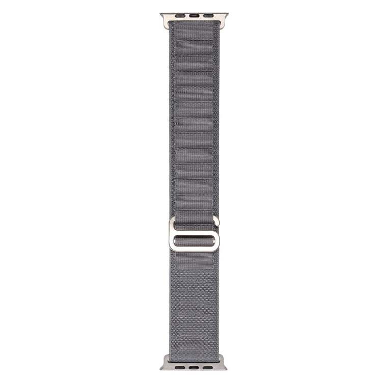 Rigtigt Holdbart Nylon Universal Rem passer til Apple Smartwatch - Sølv#serie_7