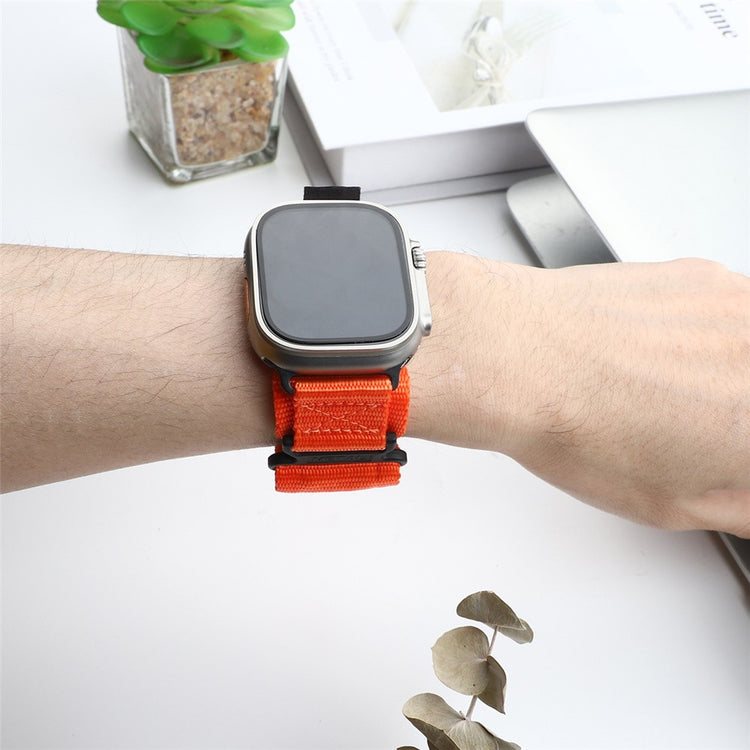 Mega Cool Nylon Universal Rem passer til Apple Smartwatch - Orange#serie_2