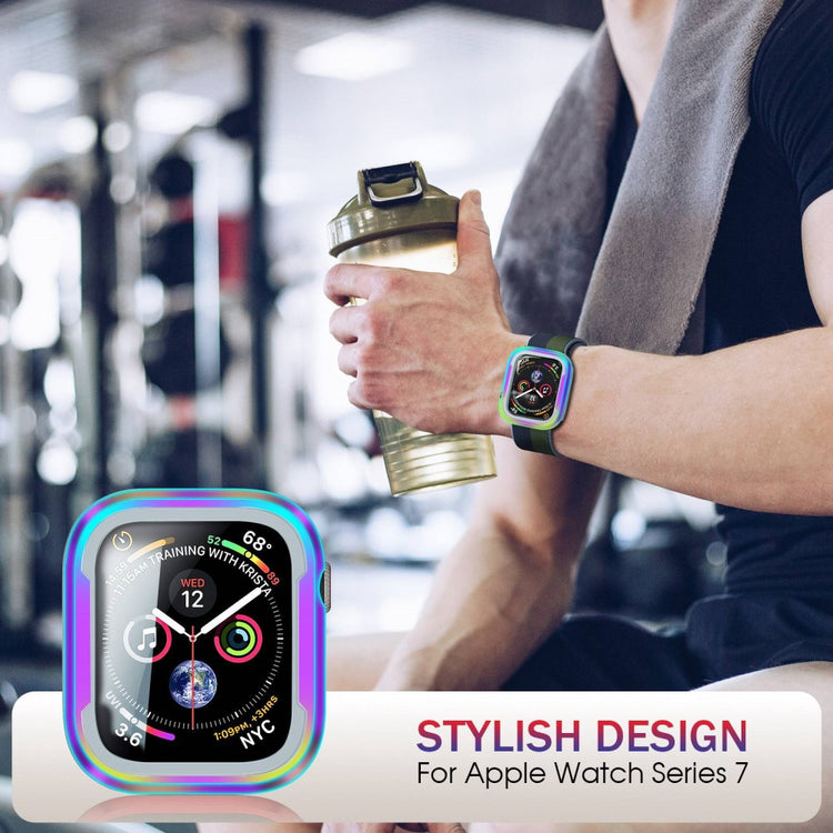 Apple Watch Series 8 (45mm) / Apple Watch Series 7 45mm  Metal Bumper  - Flerfarvet#serie_1