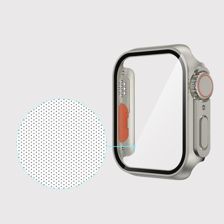 Godt Apple Watch Series 8 (45mm) / Apple Watch Series 7 45mm Cover med Skærmbeskytter i  - Sølv#serie_4