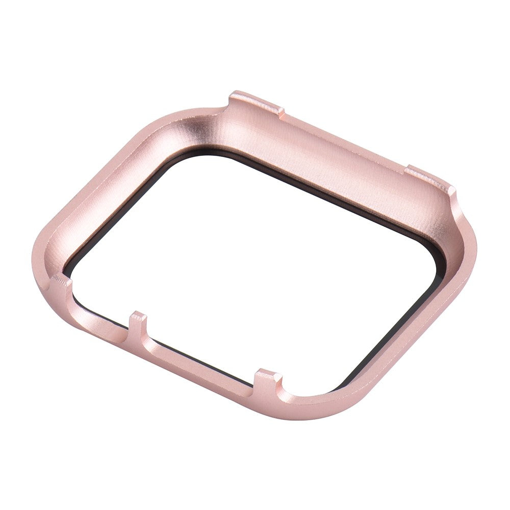 Flot Universal Cover med Skærmbeskytter i Metal og Hærdet Glas passer til Apple Watch Series 8 (45mm) / Apple Watch Series 7 45mm - Pink#serie_4