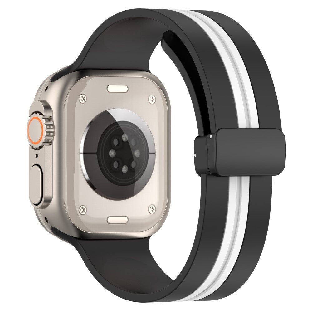 Helt Vildt Godt Silikone Universal Rem passer til Apple Smartwatch - Sort#serie_1