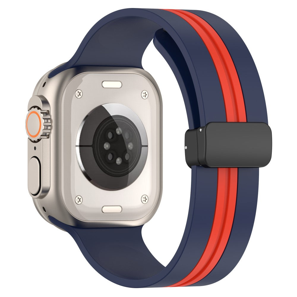 Helt Vildt Godt Silikone Universal Rem passer til Apple Smartwatch - Blå#serie_12