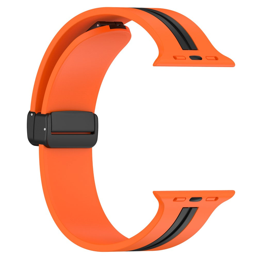 Helt Vildt Godt Silikone Universal Rem passer til Apple Smartwatch - Orange#serie_4