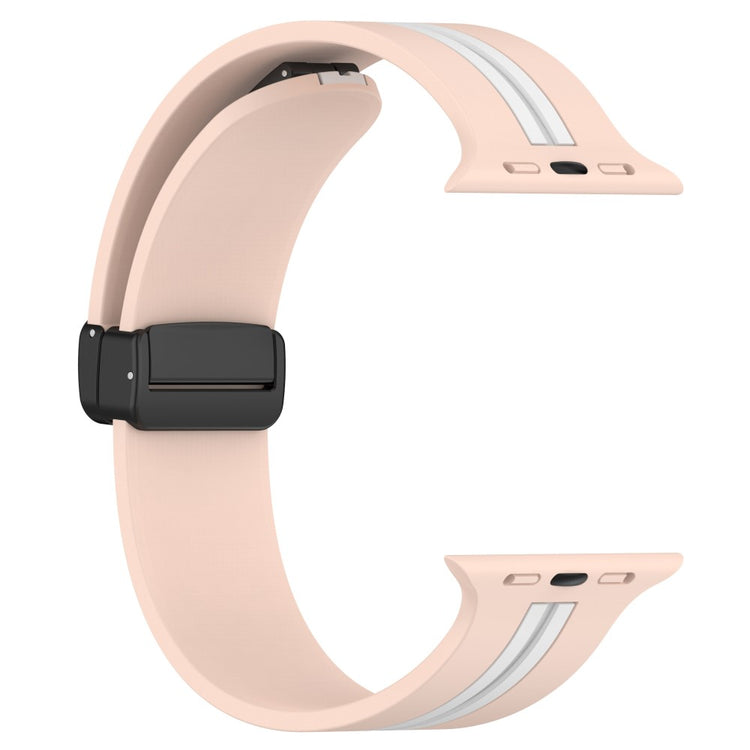 Helt Vildt Godt Silikone Universal Rem passer til Apple Smartwatch - Pink#serie_5