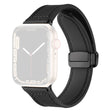 Fed Kunstlæder Og Silikone Universal Rem passer til Apple Smartwatch