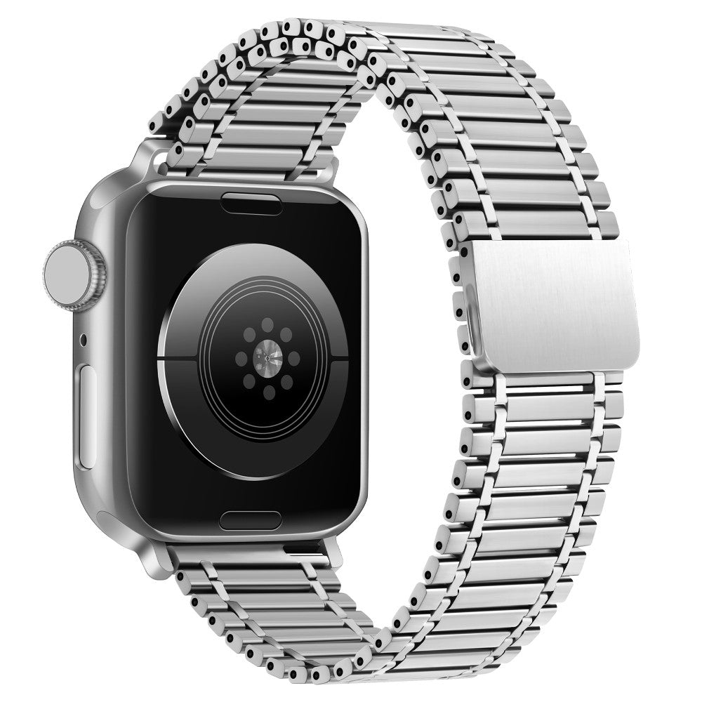 Helt Vildt Hårdfør Metal Universal Rem passer til Apple Smartwatch - Sølv#serie_1
