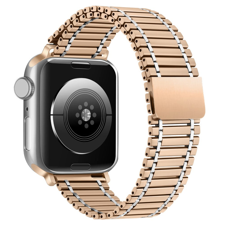 Helt Vildt Hårdfør Metal Universal Rem passer til Apple Smartwatch - Pink#serie_5