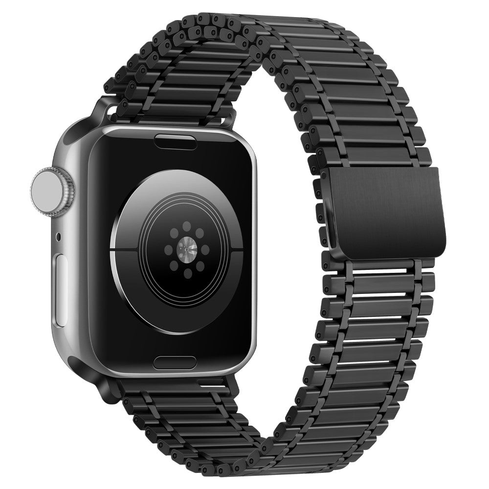 Helt Vildt Hårdfør Metal Universal Rem passer til Apple Smartwatch - Sort#serie_7