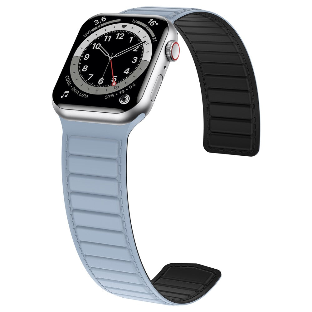 Fremragende Silikone Universal Rem passer til Apple Smartwatch - Blå#serie_10
