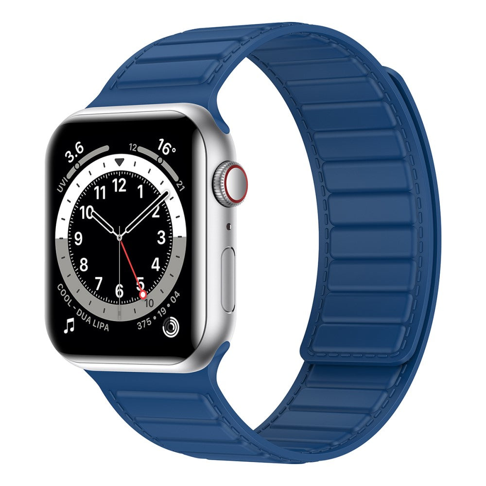 Fremragende Silikone Universal Rem passer til Apple Smartwatch - Blå#serie_13