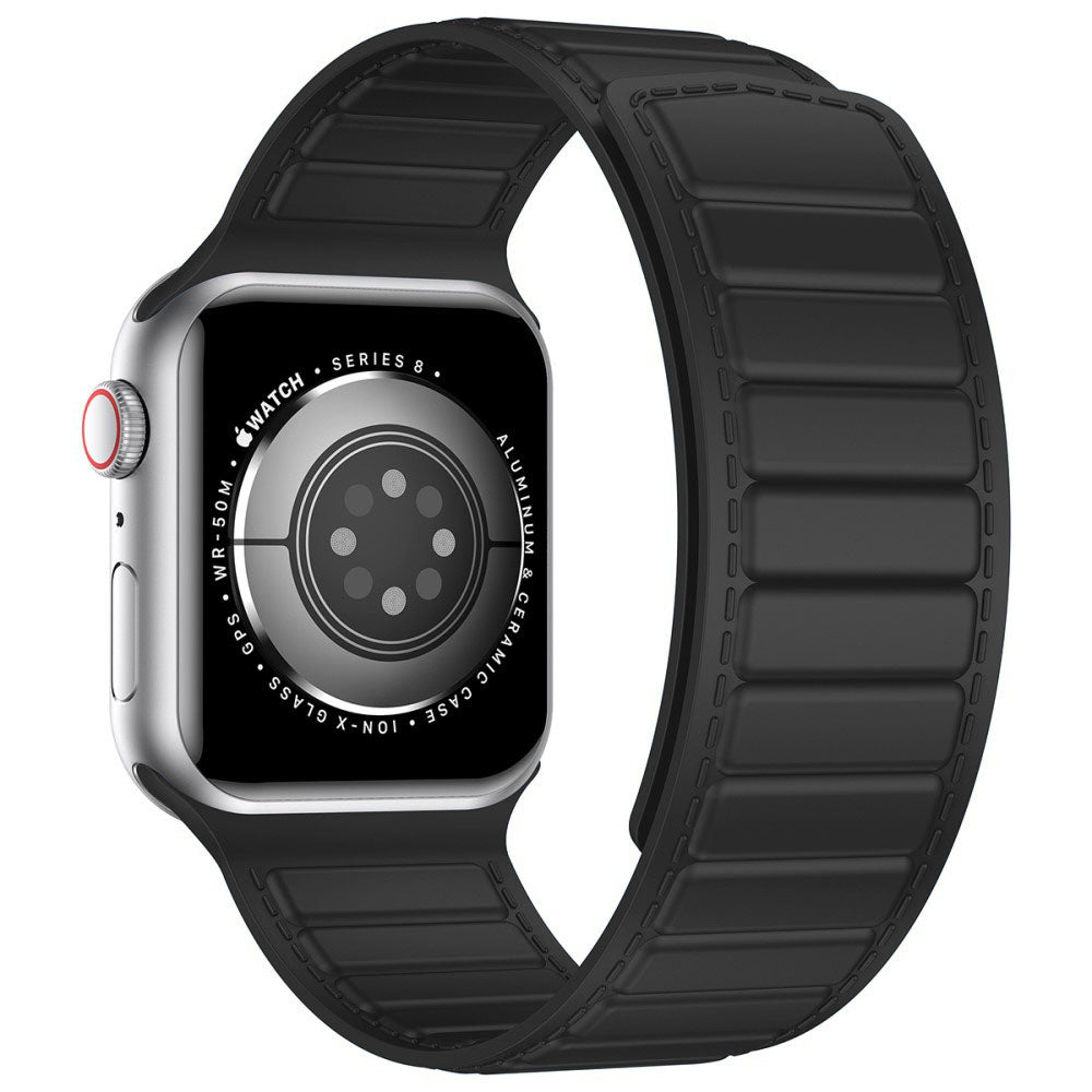 Fremragende Silikone Universal Rem passer til Apple Smartwatch - Sort#serie_14