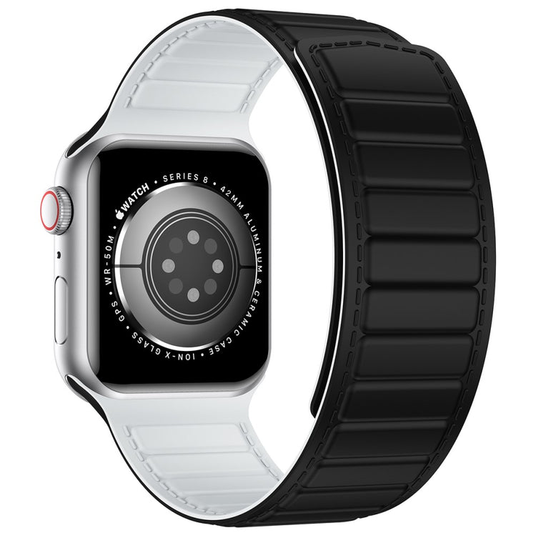 Fremragende Silikone Universal Rem passer til Apple Smartwatch - Sort#serie_4