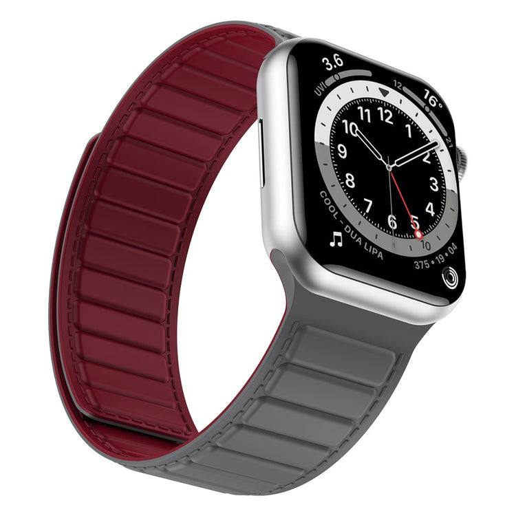 Fremragende Silikone Universal Rem passer til Apple Smartwatch - Rød#serie_9
