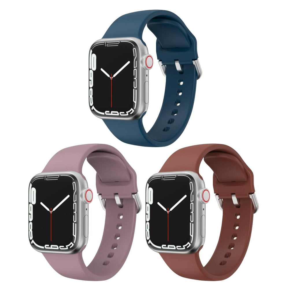 Holdbart Silikone Universal Rem passer til Apple Smartwatch - Flerfarvet#serie_2
