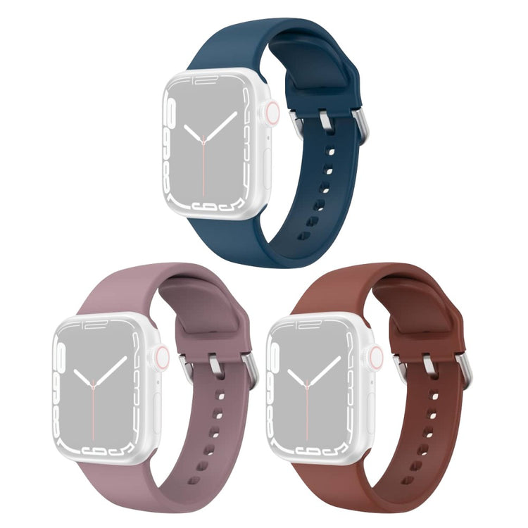 Holdbart Silikone Universal Rem passer til Apple Smartwatch - Flerfarvet#serie_2