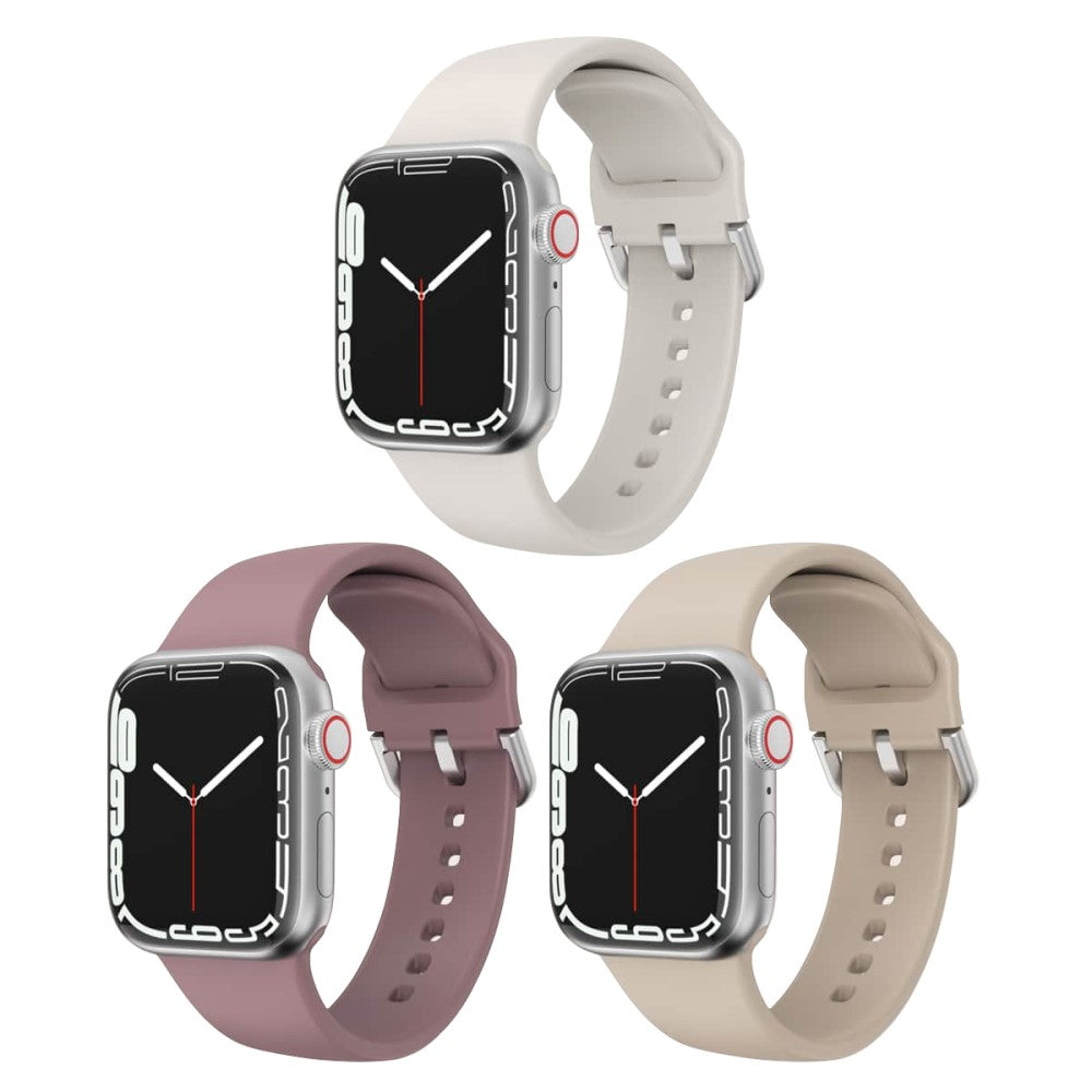 Holdbart Silikone Universal Rem passer til Apple Smartwatch - Flerfarvet#serie_3