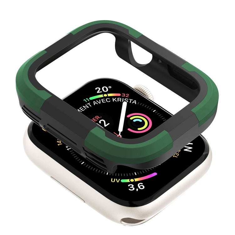 Beskyttende Silikone Universal Bumper passer til Apple Watch Series 8 (45mm) / Apple Watch Series 7 45mm - Grøn#serie_4