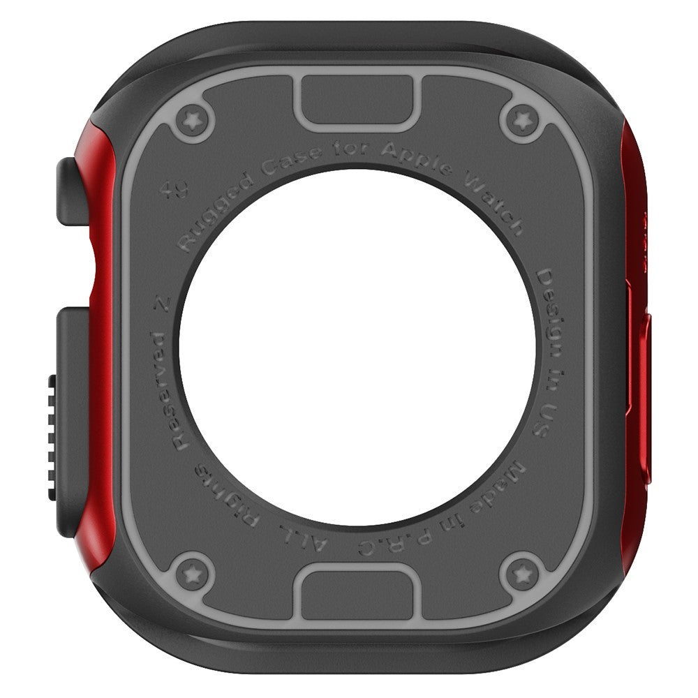 Beskyttende Silikone Universal Bumper passer til Apple Smartwatch - Rød#serie_1