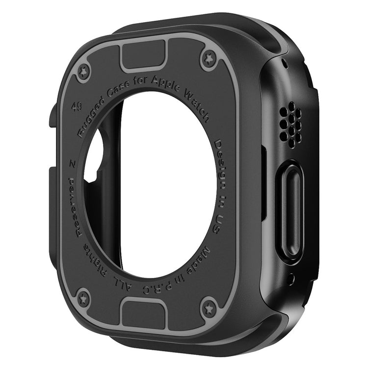 Beskyttende Silikone Universal Bumper passer til Apple Smartwatch - Sort#serie_2