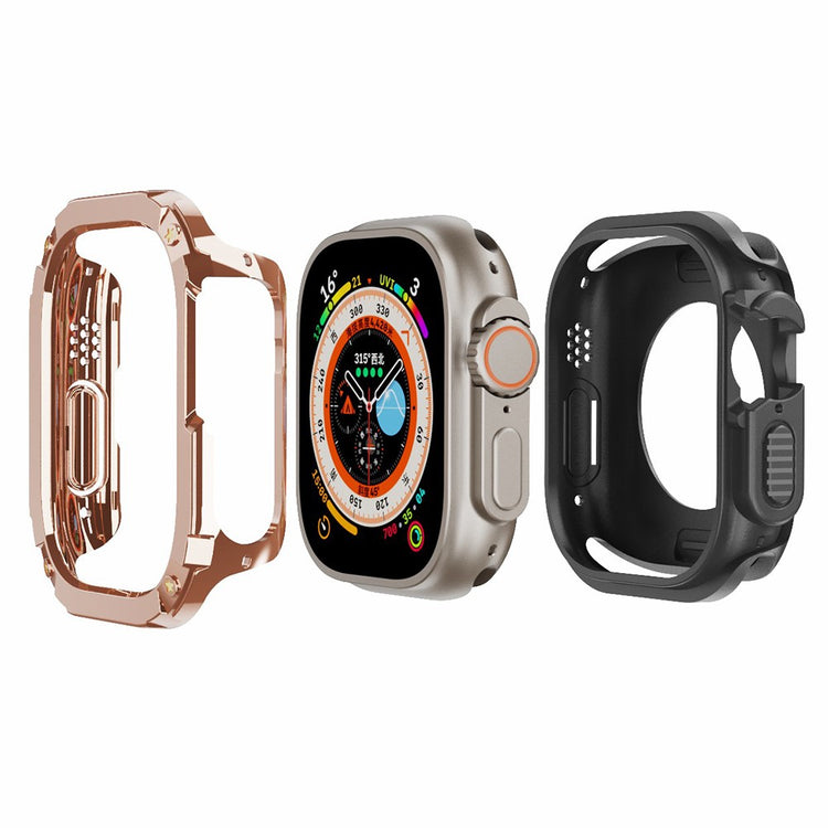 Beskyttende Silikone Universal Bumper passer til Apple Smartwatch - Pink#serie_3