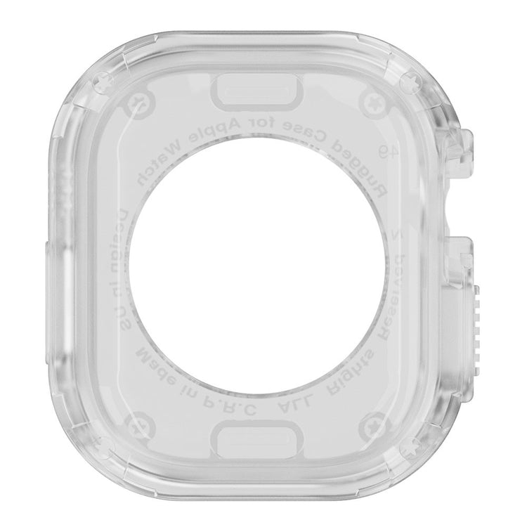 Beskyttende Silikone Universal Bumper passer til Apple Smartwatch - Hvid#serie_4