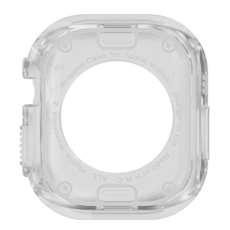 Beskyttende Silikone Universal Bumper passer til Apple Smartwatch - Hvid#serie_4